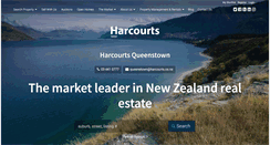 Desktop Screenshot of harcourtsqueenstown.co.nz